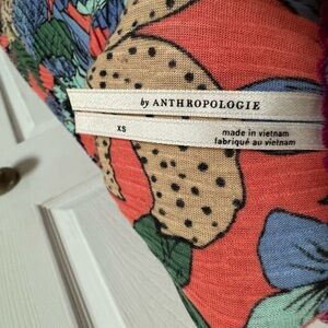 Anthropologie mid floral print dress sold